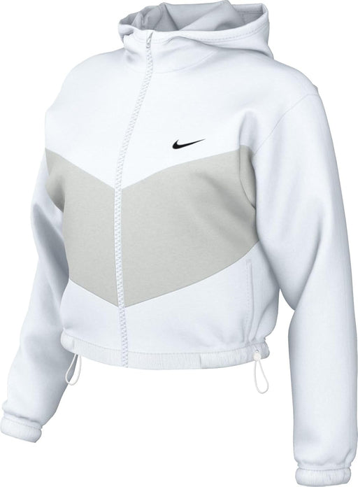 Womens Sportswear Weather Resistant Woven Lightweight Hooded JACKETS (pack of 1) - WHITE/PHOTON DUST/(BLACK)