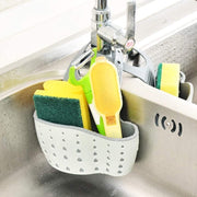 SKY-TOUCH Sink Caddy Sponge Holder, Kitchen Sink Storage Basket Hanging Bag Basket Organizer for Sponges Soaps and Cleaning Brushes Sink Accessories