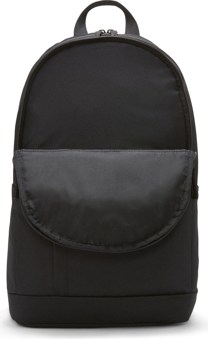 Nk Elmntl Bkpk Lbr Unisex Backpack, Black/Black/(White), One Size