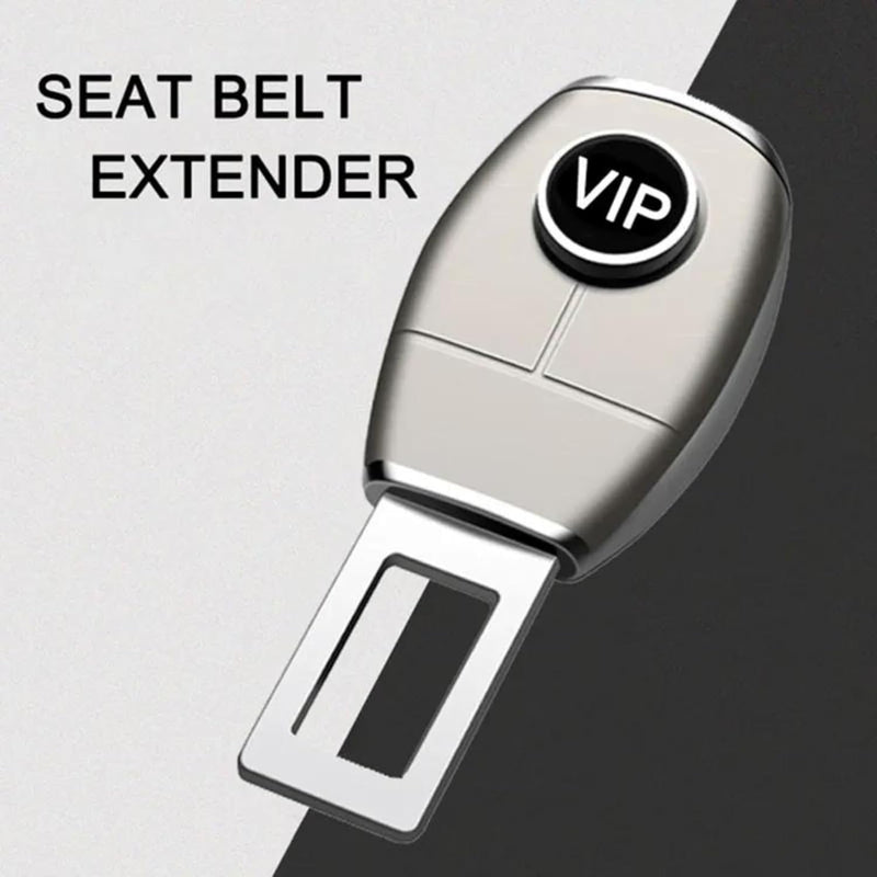 Universal Car Seat belt Clip - Buckle Extender Adjustable Durable Extension for Enhanced Comfort, Adjustable for Child Seats & Car Safety (1 Piece, Beige)