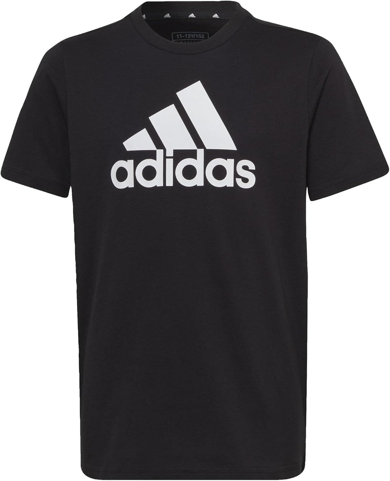 Unisex Kids Essentials Big Logo Cotton T-Shirt - Black