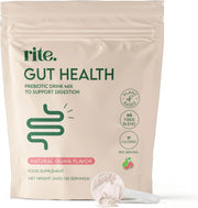 Rite Gut Health Prebiotic Powder, High Fibre, Soluble Fibre Powder, Digestive Health, Vegan, Guava Flavour (30 Servings, 1 Month) - Guava