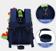 3-6 Year kids bags School Backpack Toddler 3D Comic Elementary Student Schoolbag Waterproof Lightweight Kids Bookbags for Boys Girls (Blue Elephant) - S