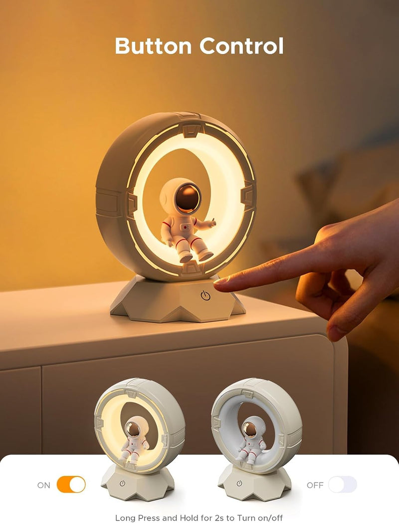 Night Light for Kids, Space Toddler Night Light for Boys and Girls, Rechargeable Night Light for Baby Nursery, Portable Night Lamp with 3 Lighting Modes, Cute Room Decor