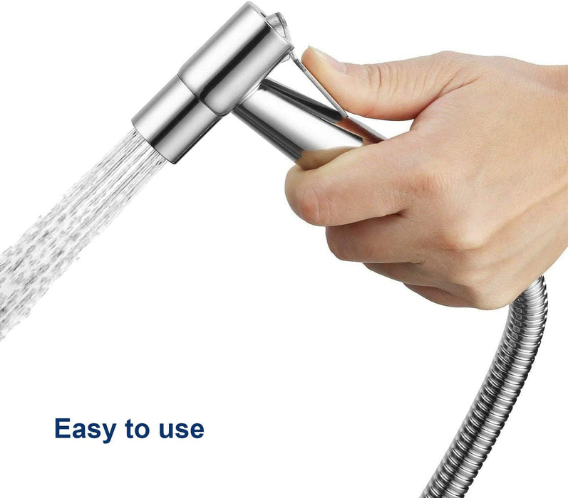Handheld Bidet Sprayer Toilet Sprayer Stainless Steel Brushed Bathroom Shower