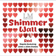 Laurel & Mason 30cm x 30cm Sequin Wall Panel Backdrop for Birthday Party Wedding Shimmer Panels Background Decoration (Green, 30cm x 30cm * 6pcs)
