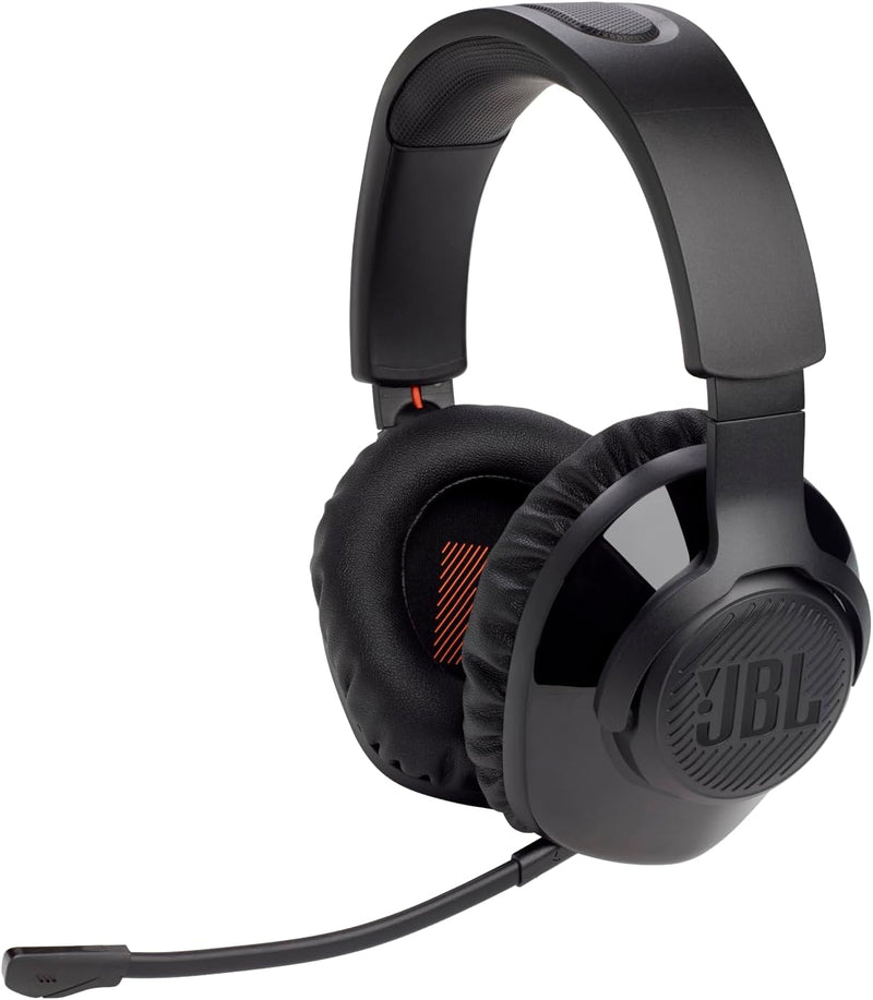 Jbl Quantum 350 Wireless Pc Gaming Headset With Detachable Boom Mic, Lossless 2.4Ghz Wireless, Cinematic Quantumsound Signature, 22H Battery, Memory Foam Comfort, Pc + Consoles Compatible - Black - Quantum 350