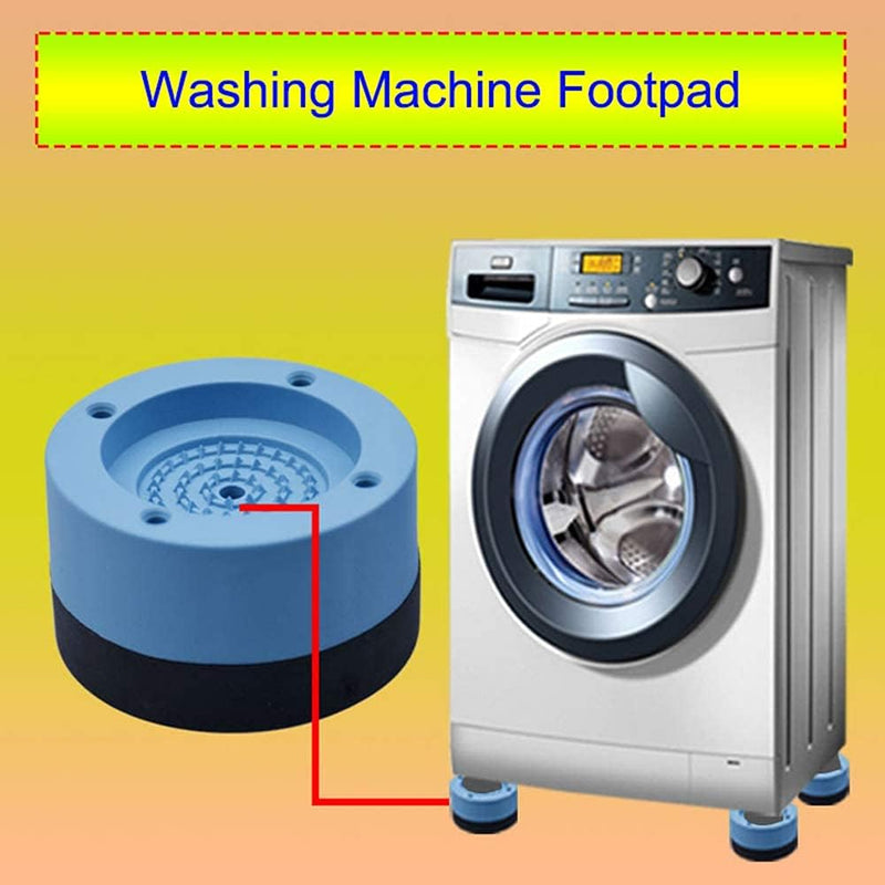 ZJCQAAnti Vibration Pads for Washer Machine, Washer and Dryer Combo for Reducing Noise and Vibrasion Associated with Operation of Washer and Dryer Set, 4 Pcs/set AntiZJCQAvibration Pads