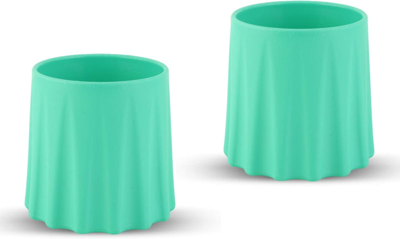 EZTOTZ Tough To Tip BPA Free Plastic Baby Cups USA Made - Open Top Cups For Kids - Tip Resistant Kid’s Tumbler Cup For Independent Toddler Learning - 12+ Months - Safe & Non-Toxic