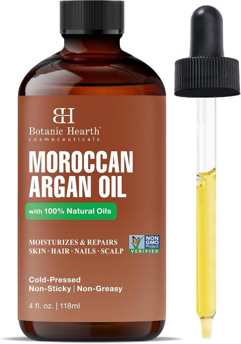 100% Pure Rosemary Oil For Hair Growth 198 ML Infused With Biotin, Jojoba & castor Oil Hair strengthening Treatment Nourishing & Volumizing Non GMO Verified Lightweight formula moisturises, improves combability and gives natural shine without greasy - Argan