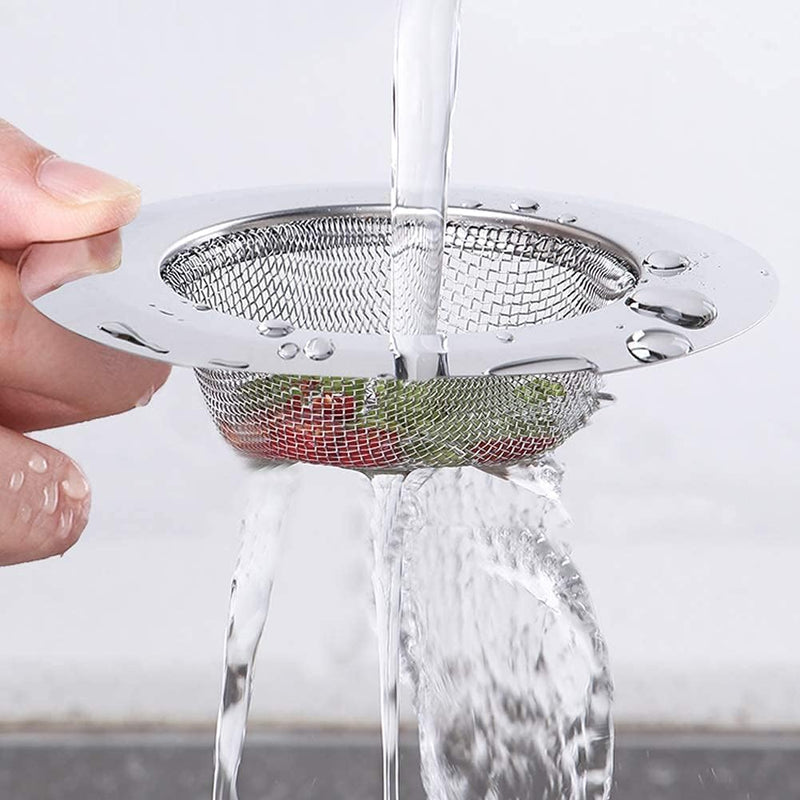 Hasanat Essentials Wash Basin Sink Strainer Stainless Steel Bathroom & Kitchen Drain Cover Net
