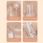 NALACAL Travel Bottles For Toiletries, Portable Travel Bottles Kit, Refillable Travel Liquid Containers, Travel Accessories for Makeup, 4 IN 1 Silicone Leak Proof Toiletry Bottle, TSA-approved