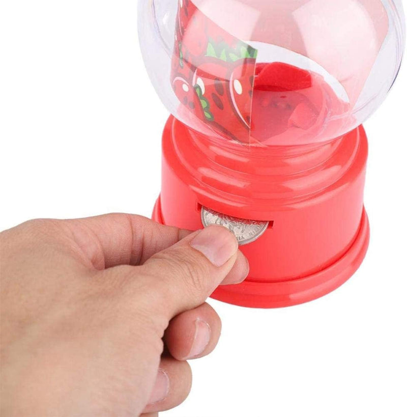Candy Vending Machine Cute Sweets Mini Candy Machine Bubble Gumball Dispenser Coin Bank