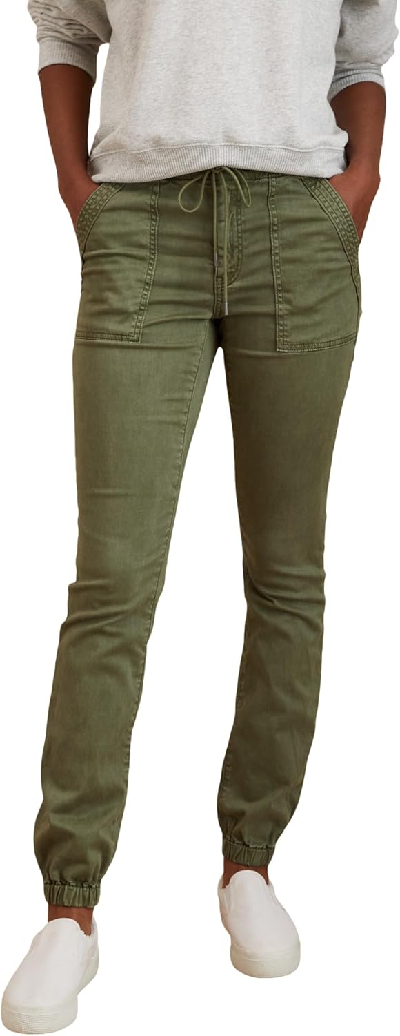 Womens AE Next Level High-Waisted Jegging Jogger Pants - Green