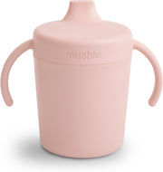 Trainer Sippy Cup - BPA-Free Baby Cup with Removable Lid & Easy-Grip Handles - Dishwasher Safe Danish-Designed Toddler Cup for 6+ Months - 230ml Capacity Sage - Blush
