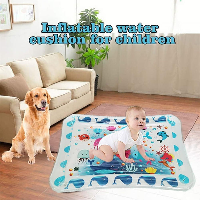 SYOSI Time Water Mat Infant Toy Indoor Floor Inflatable Water Mat, Newborn Boys and Girls of 3 6 9 12 Months of Fun Activity Center Toys Newborn Baby Girls Boys Early Development Activity Centers