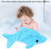 Baby Cute Cartoon Dolphin Bathing Swimming Pool Float Toy Water Play Toys (Blue)