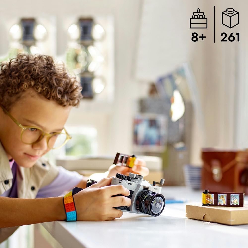 Creator 3in1 Retro Camera Toy to Video Camera to TV Set, Kids' Desk Decoration or Bedroom Accessories, Photography Gifts for Girls and Boys Aged 8 Plus Years Old Who Enjoy Creative Play 31147 – image 3