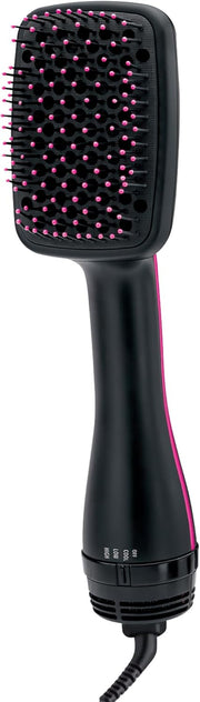 Revlon RVDR5212 Perfect Heat One Step Dryer & Styler, 1100 Watts, 2 heat speed setting. Large paddle design. - RVDR5212 – Pink/Black