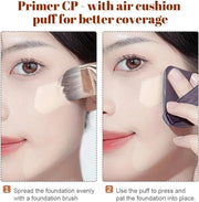 bold&beautiful Ultra-thin Foundation Makeup Brush Tongue-shaped Large BB Cream Mask Liquid Foundation Brush