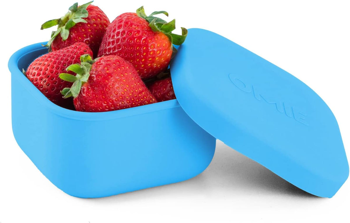 OmieBox Silicone Leakproof Snack Containers To Go, Food Storage Containers with Lid - BPA Free, Airtight, Dishwasher and Freezer Safe, Oven Safe - 9.4 ounces – image 2