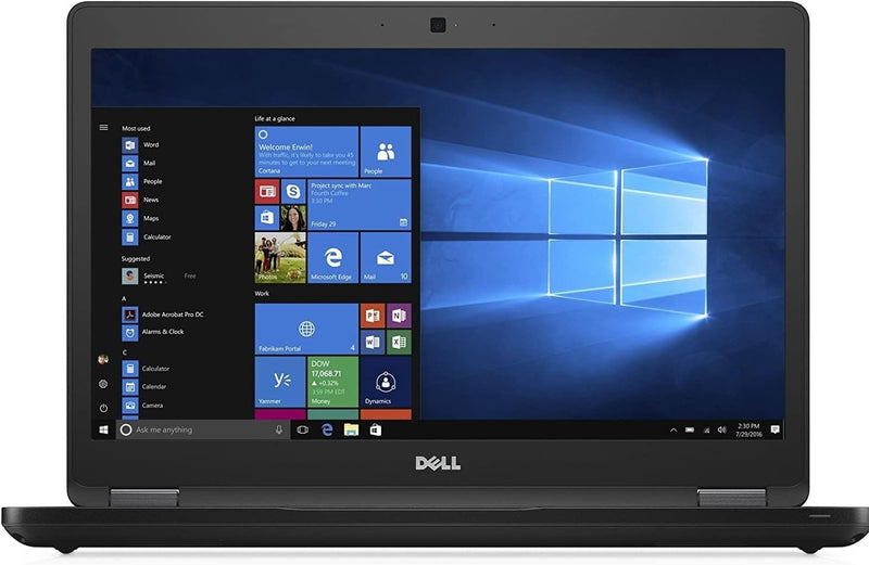 Dell (Refurbished) Latitude 5480 Laptop, 14 Inch HD Anti-Glare Non-Touch Display, Intel Core 7th Generation i5-7300U, 8 GB DDR4, 256 GB SSD, Windows 10 Pro