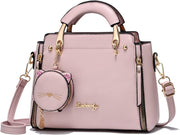 womens Xiaoyu001 Women Purse Satchel - Pink