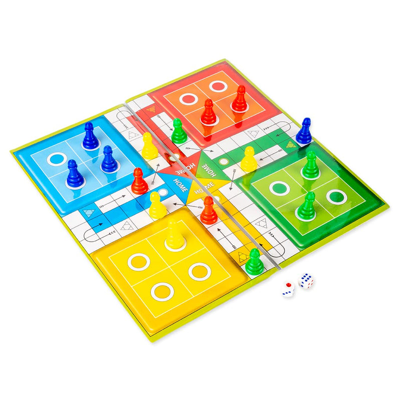 Ratna's Classic Strategy Game Little Snakes and ladders with Ludo 2 in 1 for Young Businessman