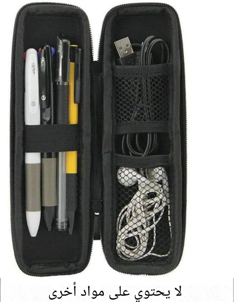 Durable Hard Shell Pen Case EVA Stylus Pencil Holder Protective Carrying Case for Executive Fountain Pens Ballpoint Pens Secure Storage Organizer Ideal for Office Travel School Black Lightweight
