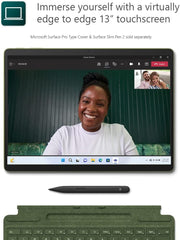 Microsoft Surface Pro 9 with 2880 X 1920 (267 PPI) PixelSense Display, Intel Core i7-1255U, Integrated graphics, 16GB RAM, 1TB SSD, Windows 11, Platinum - [QKI-00008] Device Only - Silver