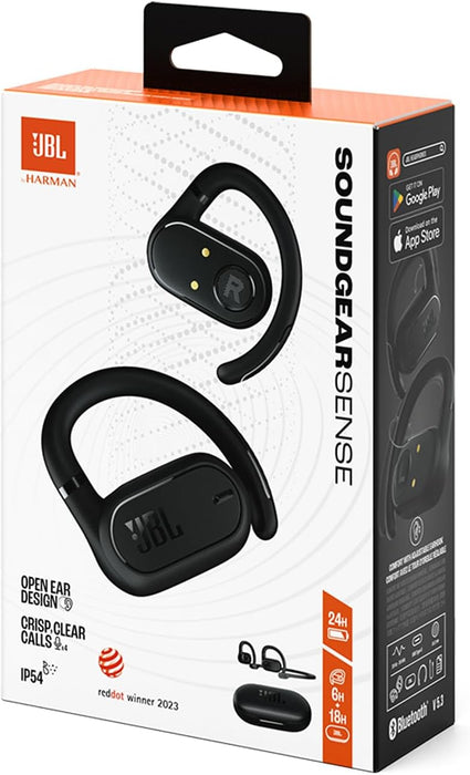 JBL Endurance Peak 3 Dust and Water Proof True Wireless Active Earbuds, JBL Pure Bass Sound, 50H Battery Hours, Ambient Aware & Talk Thru, 4-Mic Technology, Powerhook Design - Black, JBLENDURPEAK3BLK