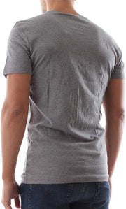 Mens Core Institutional Logo Slim T-Shirt (pack of 1) - Grey (Grey Heather)