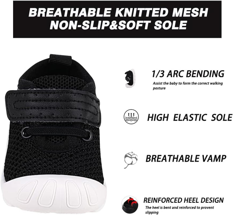 Baby Toddler Non-Skid Sock Shoes Indoor Slipper Breathable Cotton Mesh Lightweight Sole Infant Boy Girls Kids Children