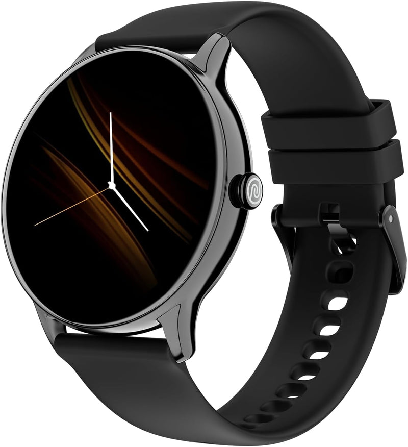 Noise Twist Go Round dial Smartwatch with BT Calling, 1.39" Display, Metal Build, 100+ Watch Faces, IP68, Activity Tracker, Oxymeter (SpO2), 24/7 Heart Rate Monitoring (Jet Black)