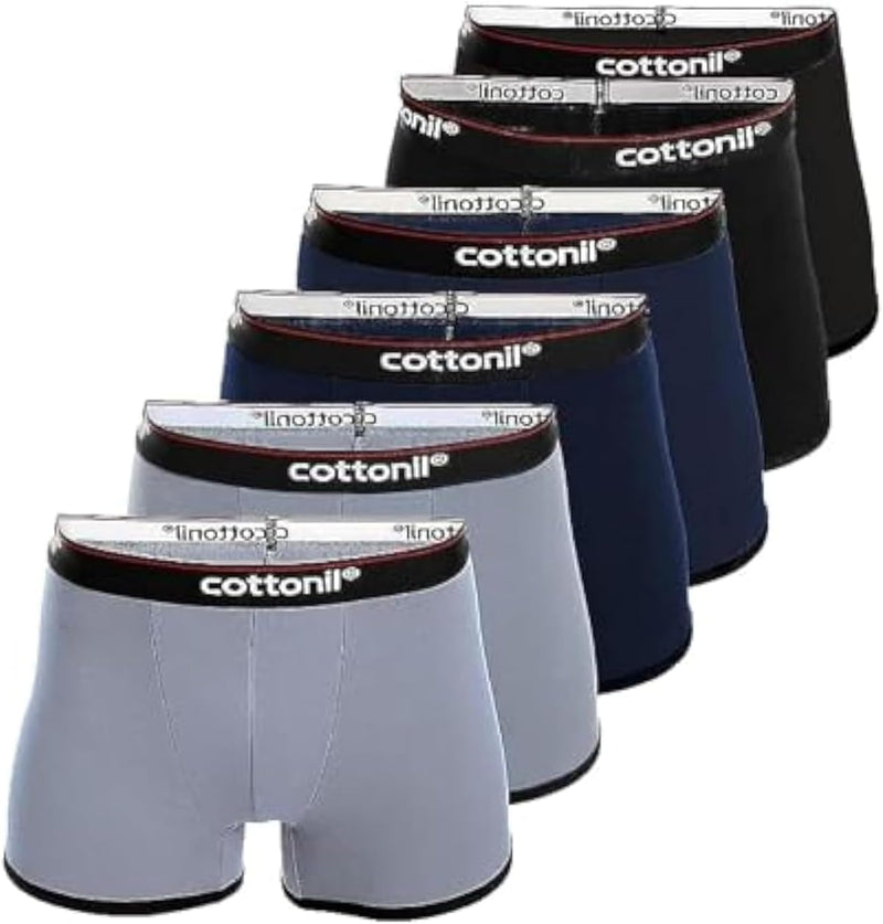 Cottonil Men's Set of 6 Everyday Classic