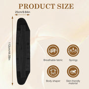 Postpartum Belly Wrap for Women, Waist Support Shapewear Girdle, Adjustable Body Shaper Waist Band, Breathable Slimming Belly Support Belt, Black