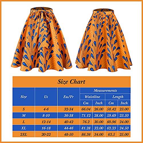 3Pcs Women African Dashiki Skirt Traditional Costume African Bohemian Head Wrap Scarf Drop Dangle Earring