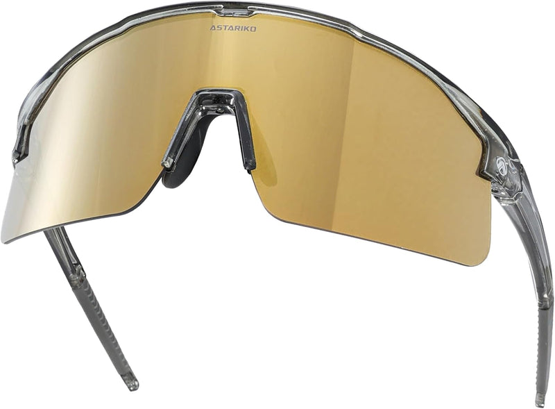ASTARIKO Polarized Sports Sunglasses for Men & Women – UV400 Protection, Anti-Slip TR90 Half-Frame for Running, Cycling, Golf & Outdoor Activities