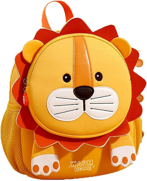 Cute Toddler Backpack Toddler Bag Schoolbag Animal 3D Cartoon Mini Travel Bag for Baby Girl Boy 2-8 Years Small Kids Daypack,Lion
