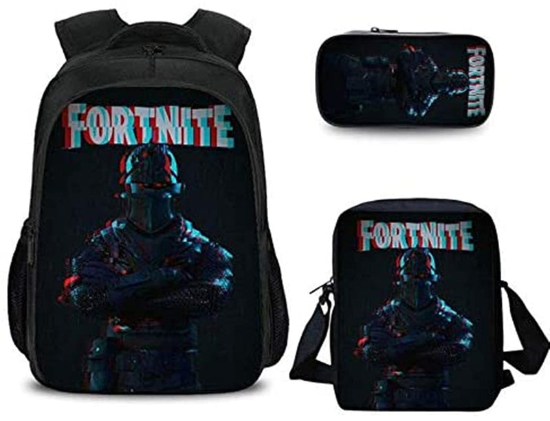 SKEIDO Frtnite Backpack School Bag for Girls Boys Students Laptop Bag Casual Travel Daypack Bookbag School Backpacks Set