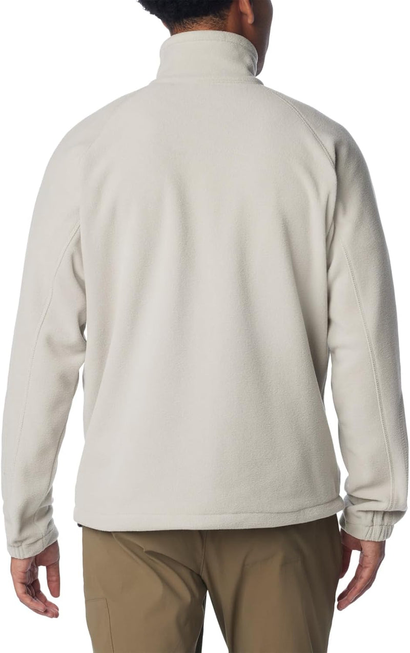 Columbia Men's Full Zip Fleece Jacket, Fast Trek Light, Carnelian Red, XXL
