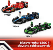 Speed Champions Aston Martin Aramco F1 AMR24 Race Car Toy with a Collectible Formula 1 Driver Minifigure - Model Kits for 10+ Year Old Boys & Girls or Adult Motorsport Fans 77245