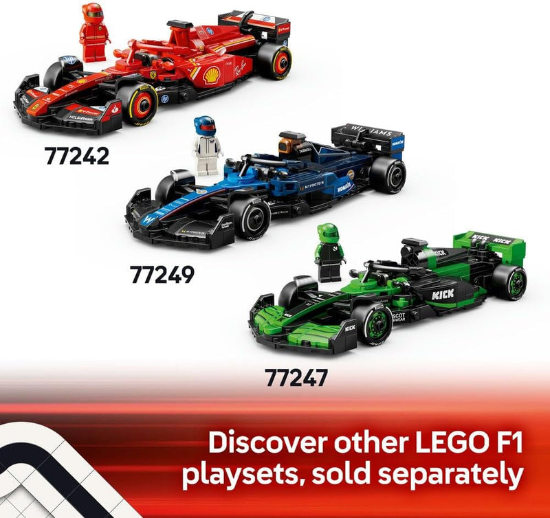 Speed Champions Aston Martin Aramco F1 AMR24 Race Car Toy with a Collectible Formula 1 Driver Minifigure - Model Kits for 10+ Year Old Boys & Girls or Adult Motorsport Fans 77245