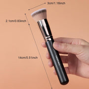 TEOYALL Setting Powder Brush, Ultra Plush Fluffy Synthetic Bristles Makeup Buffing Brush for All-Over Application With Bronzer Foundation