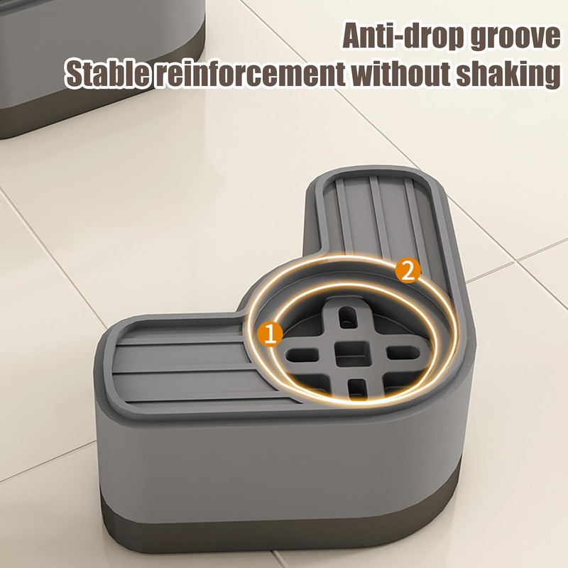 Washing Machine Feet Pads, Portable Washing Machine Vibration Pads, Washer Dryer Pedestal For Washing Machine, Anti Vibration Pads, Noise Reduction Appliance Accessories For Apartment Use