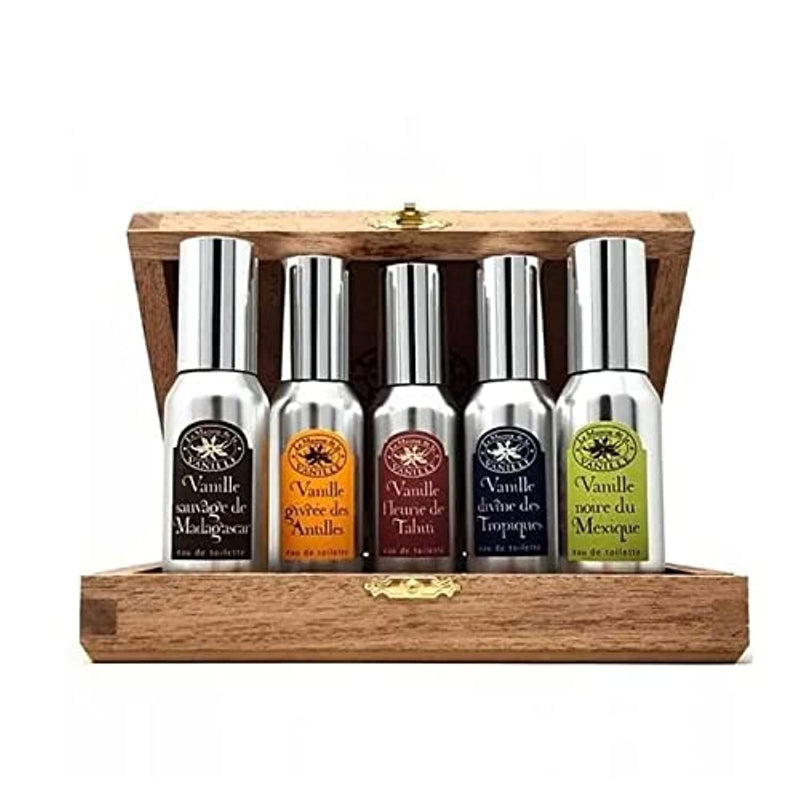 LA MAISON DE LA VANILLE EDT 5X30 (TROPIQUES+MADAGASCAR+ANTILLES+TAHITI+MEXIQUE) SET