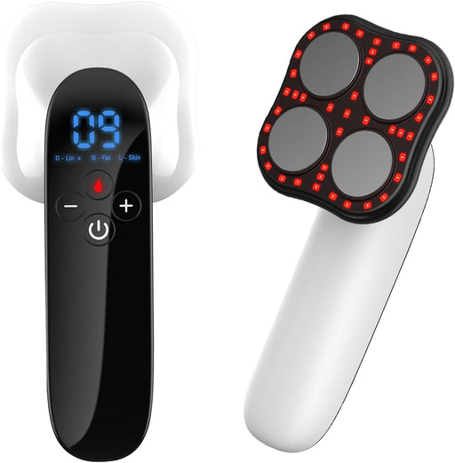 Angju Body Sculpting Machine, Lymphatic Vibration Drainage Massager & Anti Cellulite Massage Tool, Handheld Body Shaping Machine for Belly, Waist, Arm, Leg, Butt Gift for Men & Women