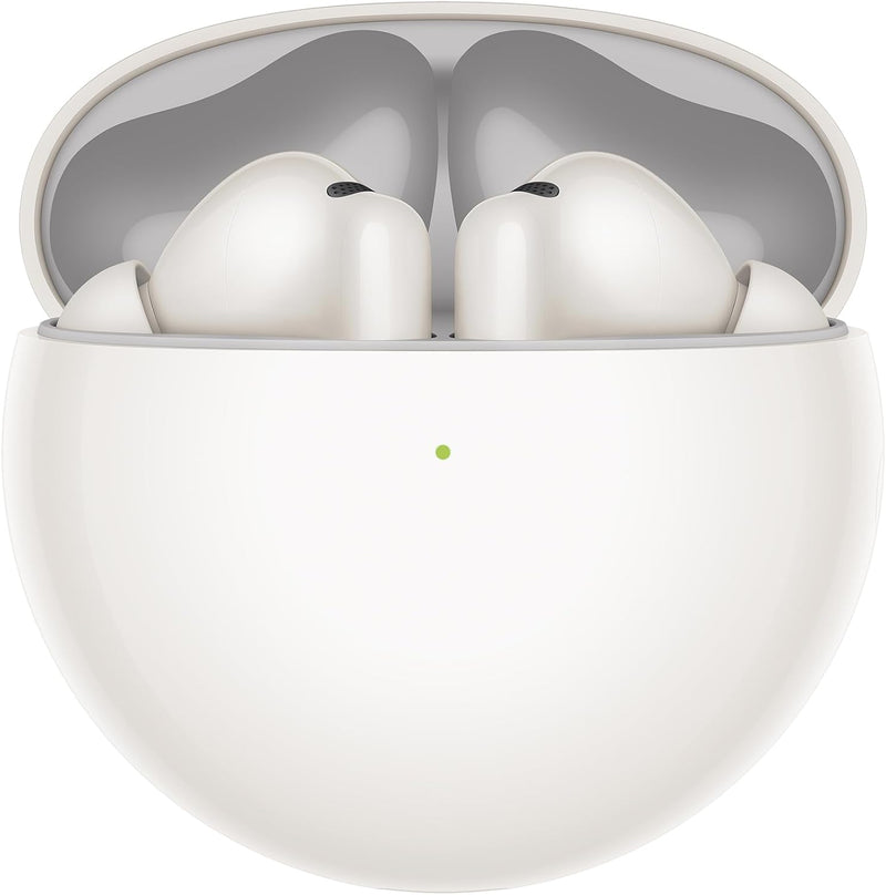 FreeBuds 7i Wireless Earbuds, Intelligent Active Noise Cancellation 4.0, Unlimited Spatial Audio, iOS & Android, Stable Clear Calls, 4 Ear Tips for Comfitable fit, Fast Charging, Black - White