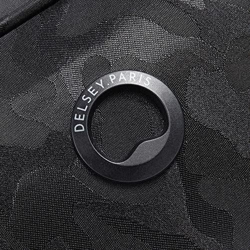 Delsey Paris PICPUS 1 CPT MEN POUCH BLACK CAMOUFLAGE, Black Camouflage, Minimal