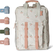 Kids School Backpack 5-8 years, Easy to Carry & Durable, Made of Sustainable Materials, Spacious, Perfect for Nurseries and Travel, Classic Cherry Print - Cherry Kids Backpack
